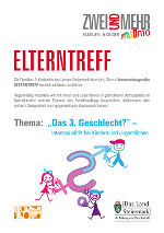 ELTERNTREFF: „Das 3. Geschlecht?“ – Intersexualität bei Kindern und Jugendlichen