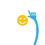 Symbolbild in Form von einer gezeichneten Hand samt einem Smiley. Symbolbild in Form von einer gezeichneten Hand samt einem Smiley.