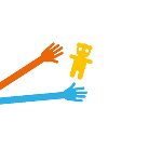 Symbolbild in Form von gezeichneten Händen und einem Teddybären. Symbolbild in Form von gezeichneten Händen und einem Teddybären.