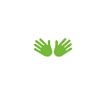 Symbolbild in Form von zwei gezeichneten Händen