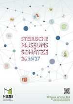 Netz aus verschieden großen Punkten, die verbunden sind Steirische Museumschätze 2026/27