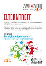 ELTERNTREFF: "Die digitale Generation" - Heranwachsen in einer vernetzten Welt