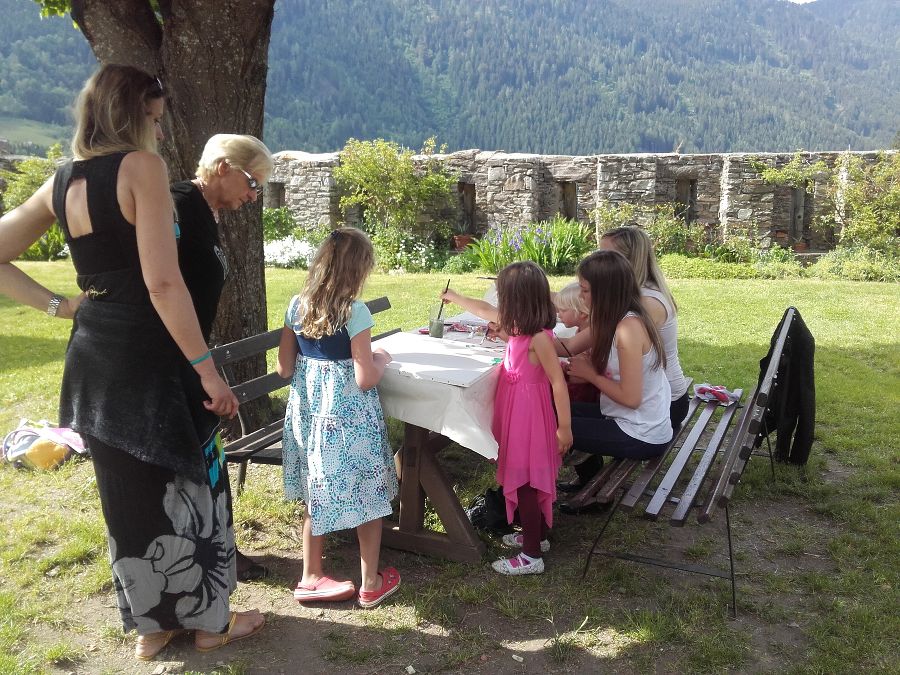 Fantasievoller Familienaustausch