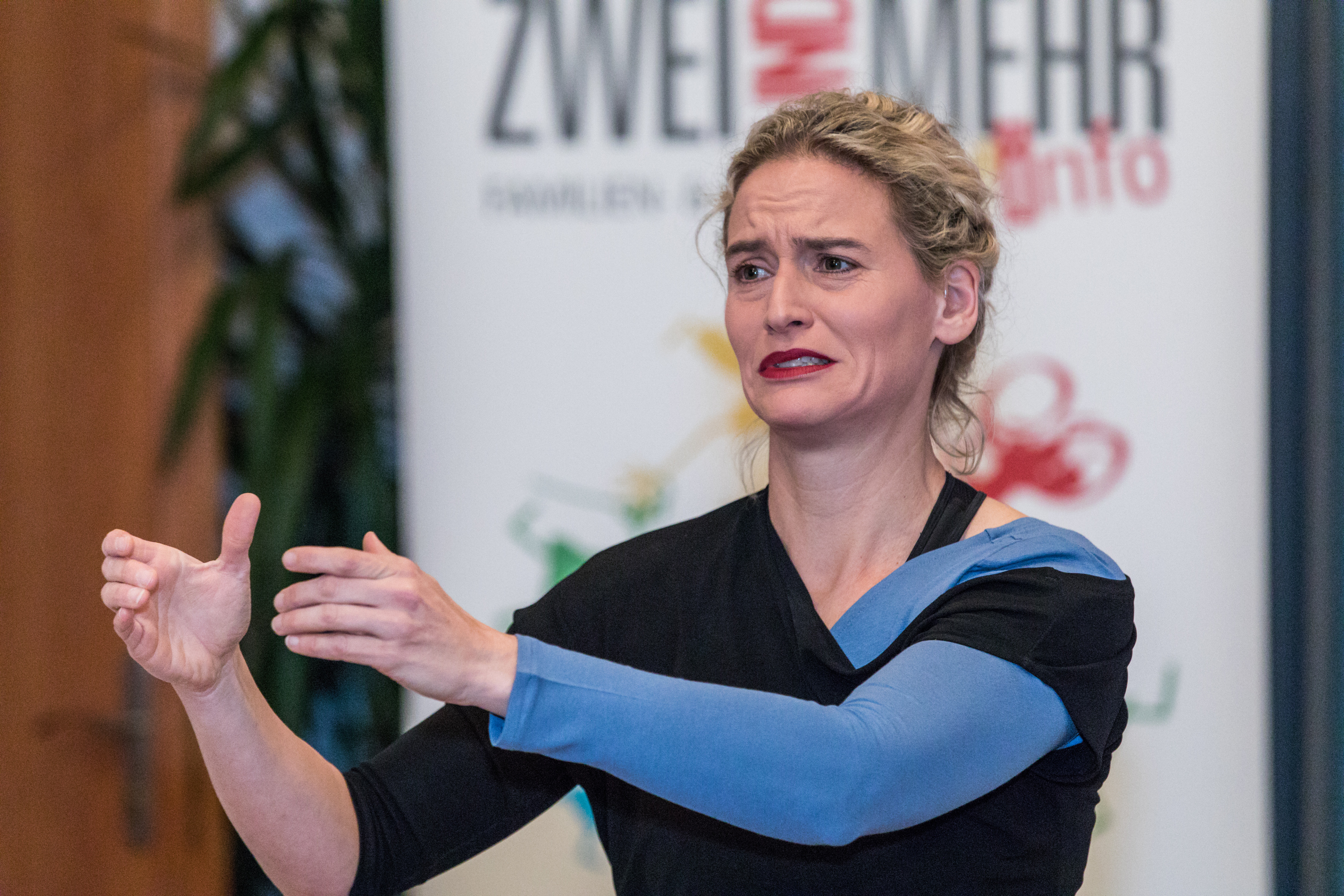 Pantomimekünstlerin: McBee Sabine Wallner