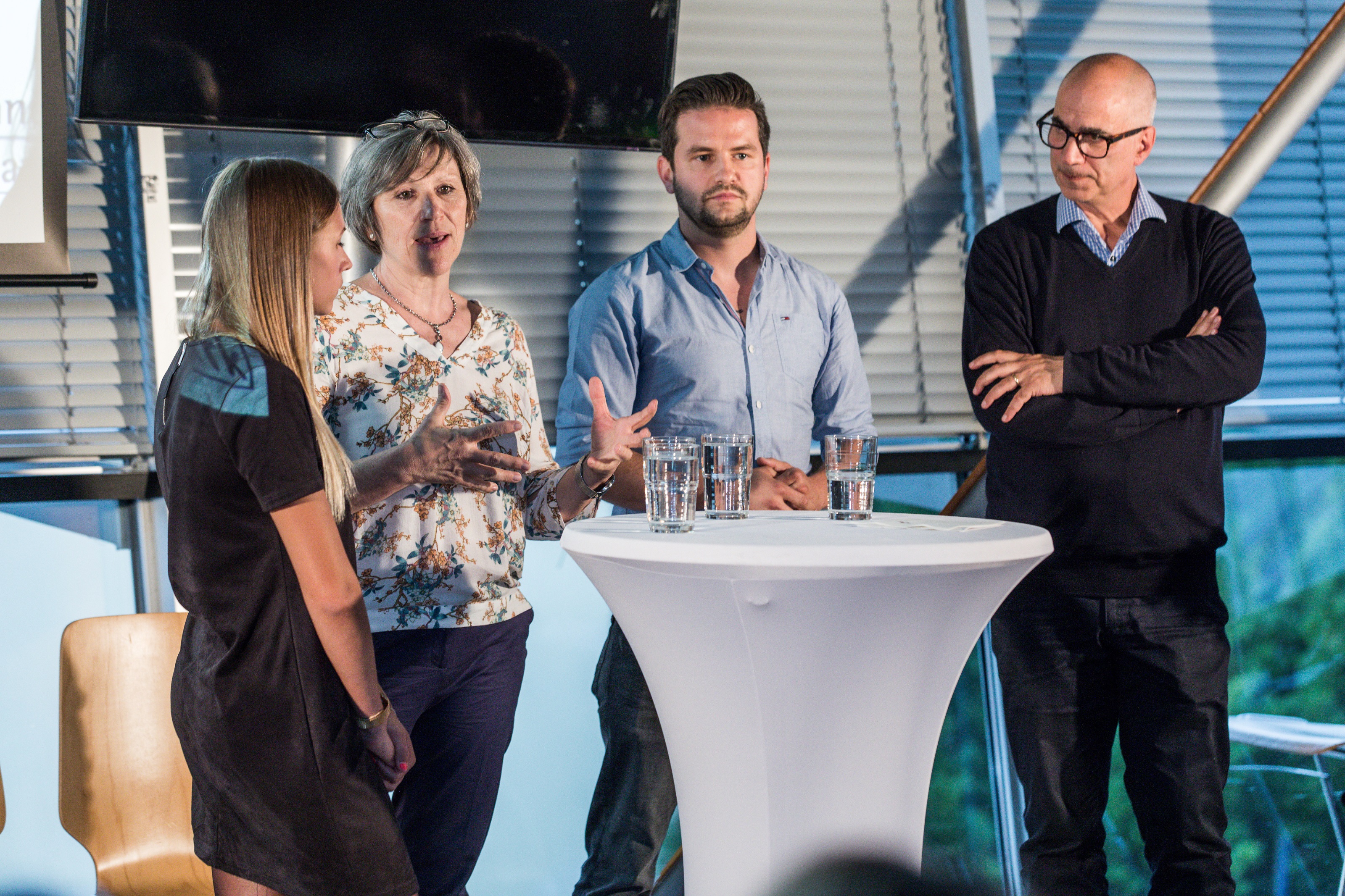 v.l.n.r.: Kerstin Geimer, Doris Fleck, Christian Barboric, Thomas Feibel 