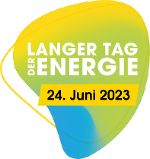 Logo in Form des Schriftzuges "Langer Tag der Energie, 24. Juni 2023"  