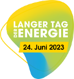 Logo in Form des Schriftzuges "Langer Tag der Energie, 24. Juni 2023" Logo in Form des Schriftzuges "Langer Tag der Energie, 24. Juni 2023"