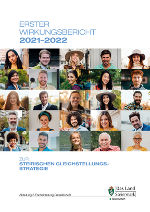 Titelblatt des ersten Wirkungsberichtes 2021 - 2022