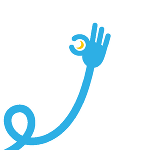 Symbolbild in Form einer gezeichneten Hand und einem Mond.