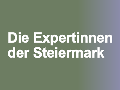 Logo mit dem Schriftzug Die Expertinnen der Steiermark