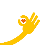 Symbolbild in Form einer gezeichneten Hand und einem Herzen. Symbolbild in Form einer gezeichneten Hand und einem Herzen.
