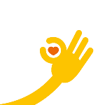 Symbolbild in Form von einer gezeichneten Hand und einem Herzen Symbolbild in Form von einer gezeichneten Hand und einem Herzen
