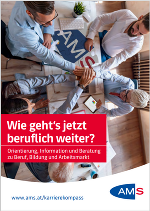 Fünf Erwachsene sitzen an einem Tisch. Je eine Hand ist ausgestreckt - sie berühren sich in der Mitte des Tisches. 